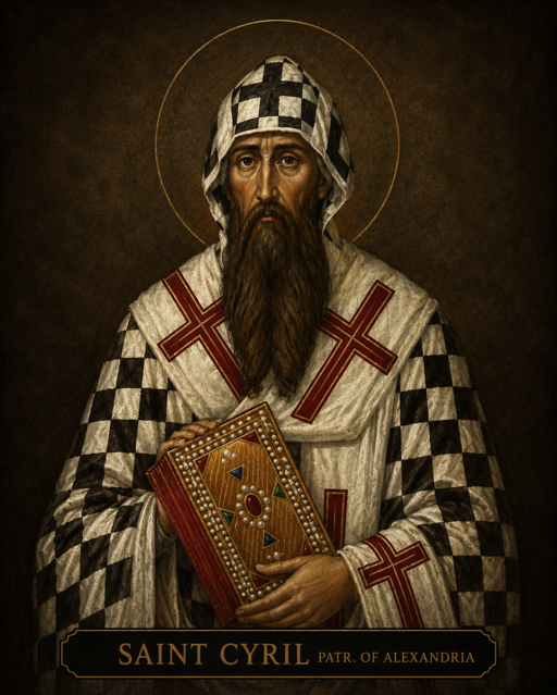 Portrait of St. Cyril of Alexandria