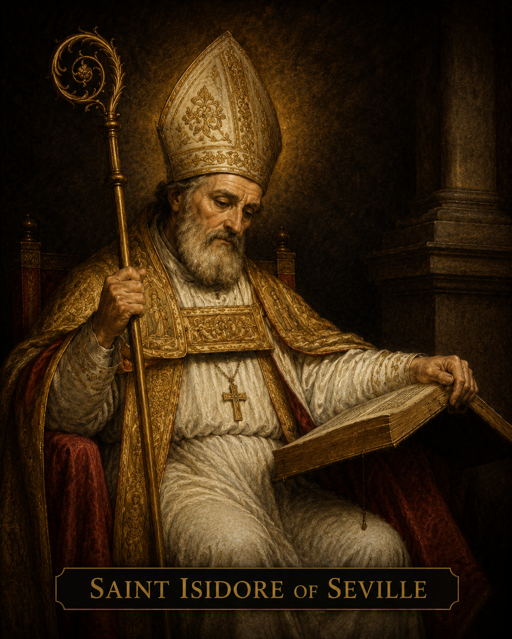 Portrait of St. Isidore of Seville