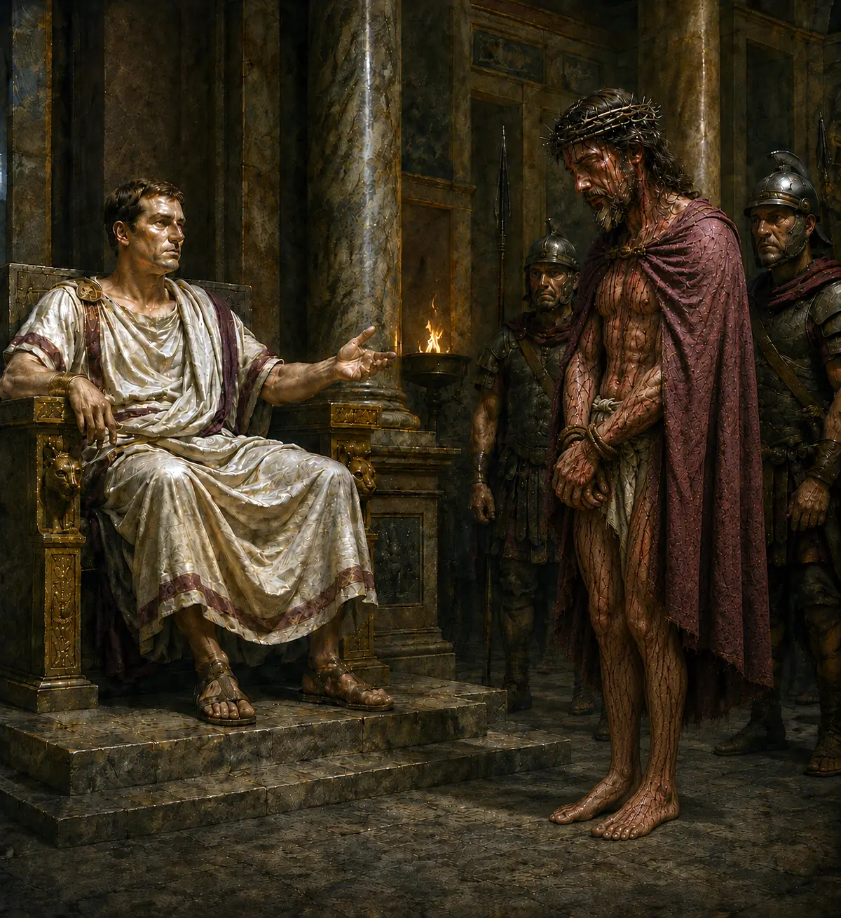 Station I — Jesus Is Condemned to Death