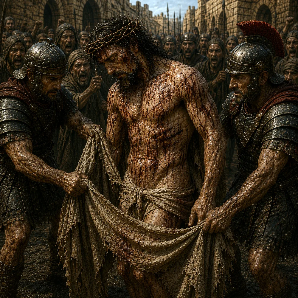Station X — Jesus Is Stripped of His Garments