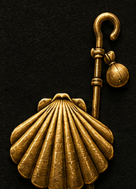 Scallop shell, symbol of St. James the Greater