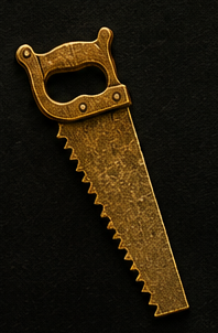 Saw, symbol of St. Simon the Zealot