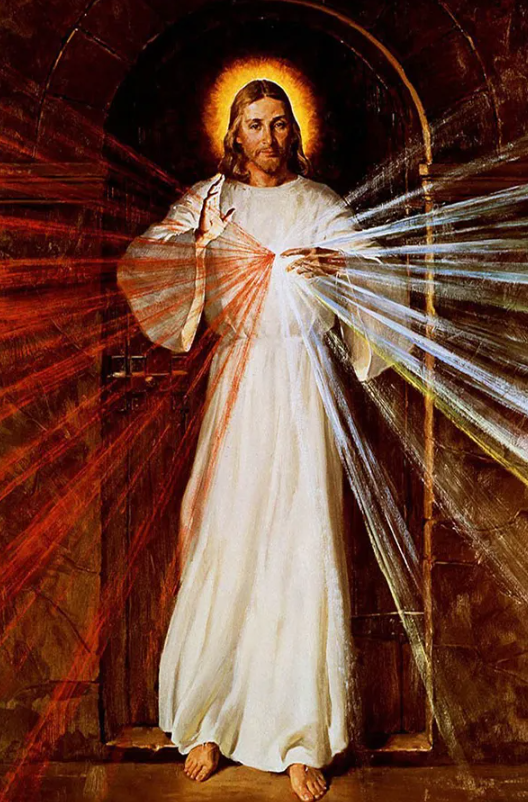 The Divine Mercy image of the Merciful Jesus