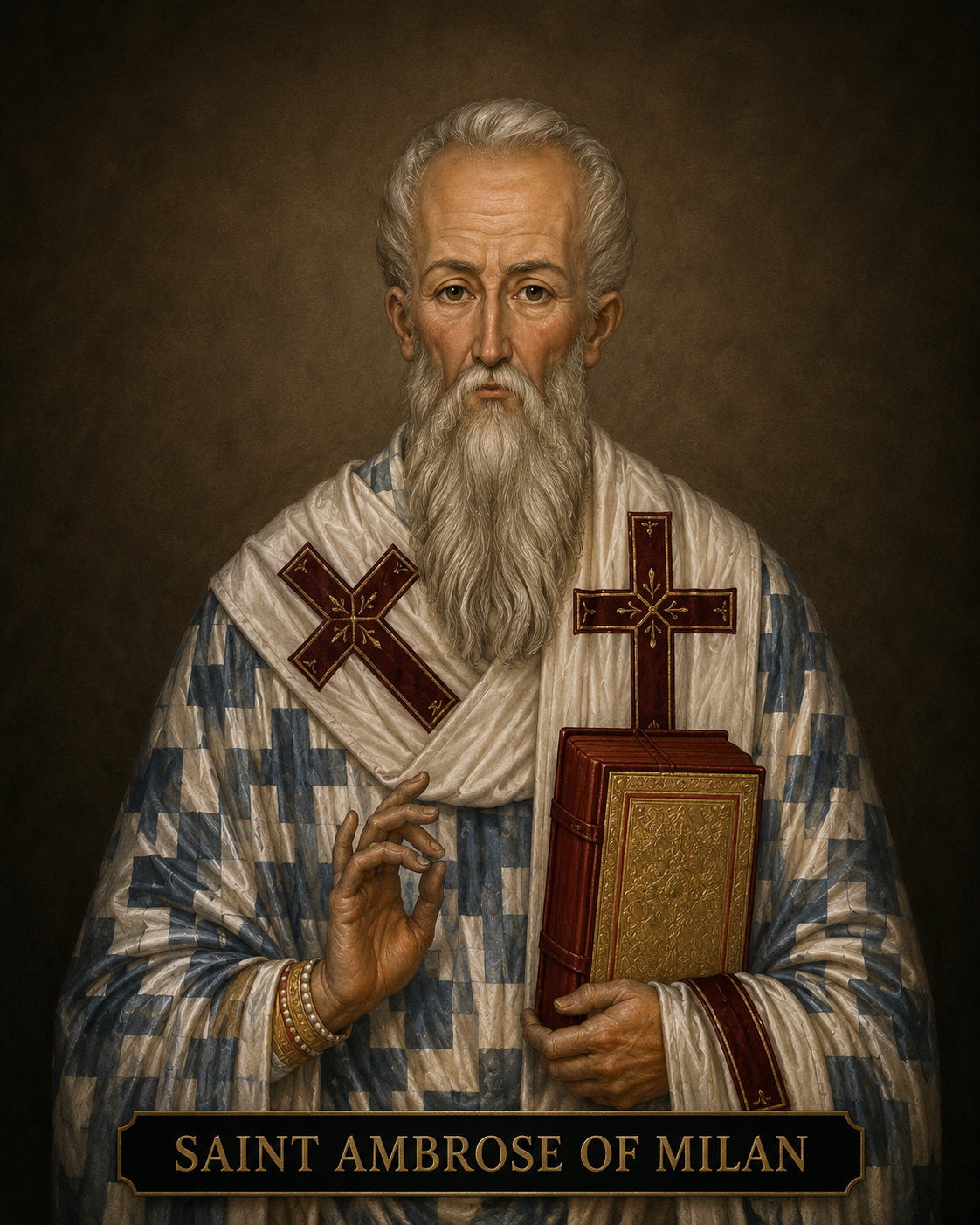 Portrait of St. Ambrose of Milan