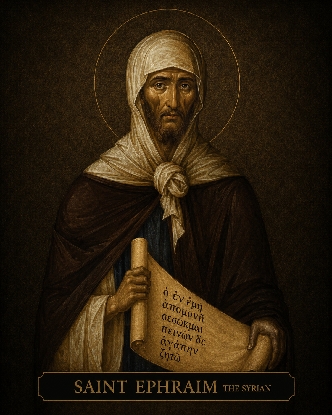 Portrait of St. Ephrem the Syrian
