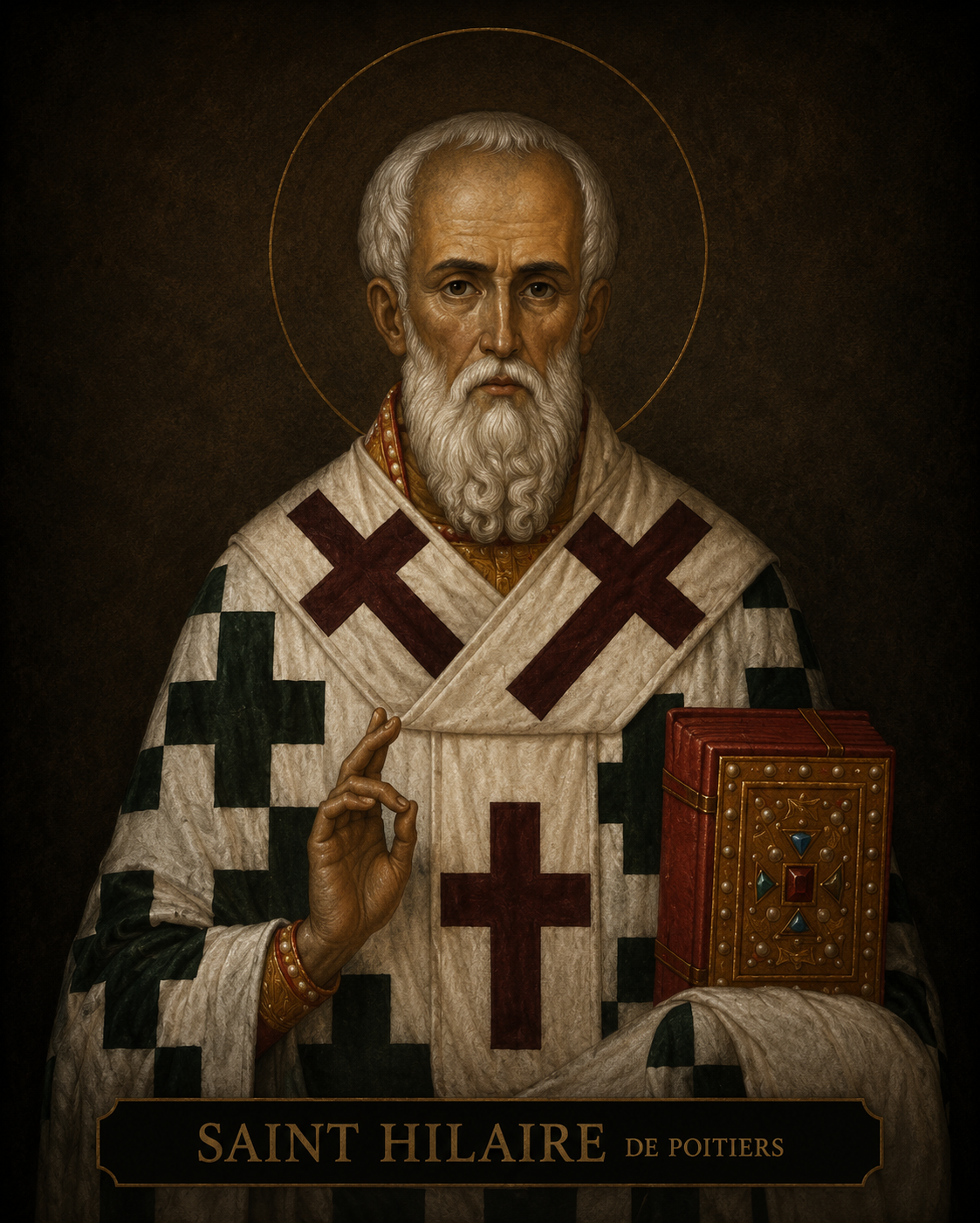 Portrait of St. Hilary of Poitiers