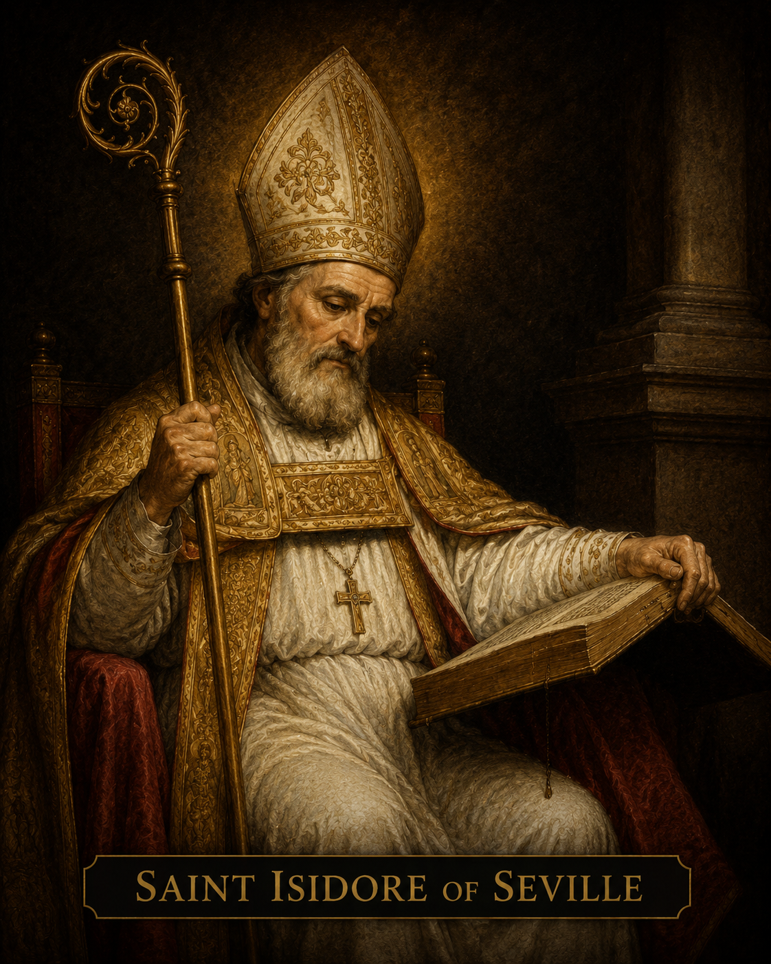 Portrait of St. Isidore of Seville
