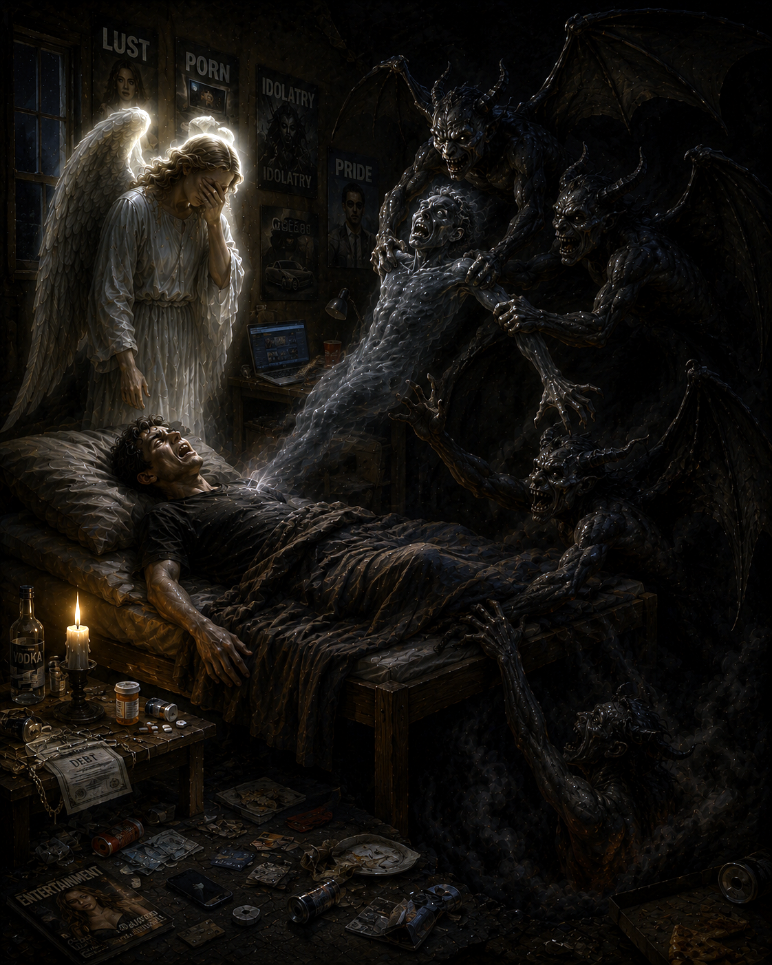 A soul dying apart from grace