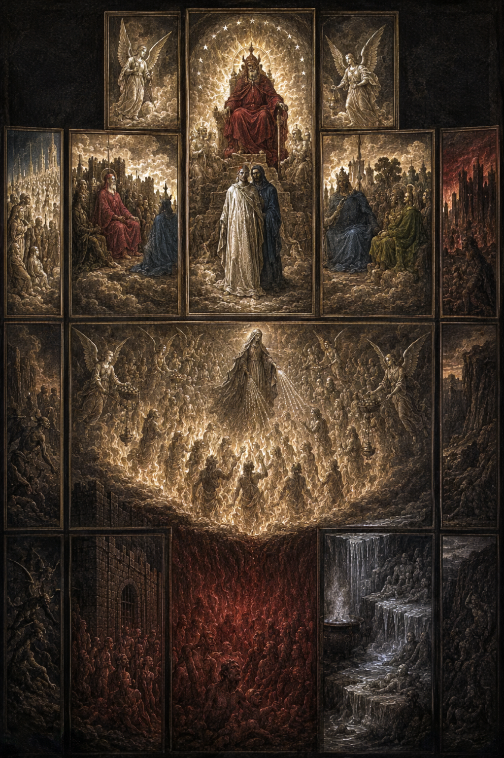 A vision of souls purified by divine mercy